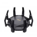 Wireless Router ASUS 6000 Mbps Mesh Wi-Fi 6 USB 3.1 9x10/100/1000M 1x10GbE 1xSPF+ Number of...