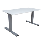 Reguleeritav laud ERGO OPTIMAL 2-mootoriga 140x80cm, hallikasvalge