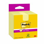 M&auml;rkmepaber 76x76mm POST-IT Super Sticky 270 lehte kanaari kollane