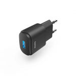 Hama Charger, 6 W, USB-A, must - Vooluadapter