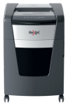 Rexel Momentum Extra XP512+ Paper Shredder Jam Free Micro Cut 2x15mm P-5 45L 55dB, Black/Grey