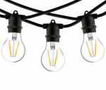 LAMP LED GARLAND GARDEN STRING/E27 10M VS-628 VISIONAL