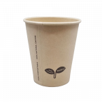 Kohvitops biolagunev komposteeritav 250ml pruun 50tk