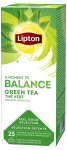 Roheline tee LIPTON Green tea 25tk foolium&uuml;mbrikus