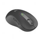 Logitech Signature M650 L Left Wireless Mouse, RF Wireless + Bluetooth, 4000 DPI, Graphite