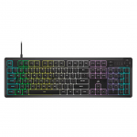 Corsair K55 Core RGB, ENG, must - Klaviatuur