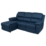Nurgadiivan BERIT VN manuaalne recliner 214x160/95xH98cm, tumesinine