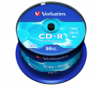 Verbatim 43351 CD-R 700MB 52X Extra Protection Surface Discs (50 pcs/Pack)