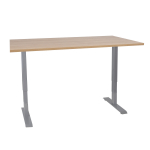 Reguleeritav laud ERGO 2-mootoriga 160x80xH60-125cm, hikkoripuu