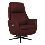 Tugitool DAMIANO elektriline recliner 72x84xH116cm, tumepunane nahk
