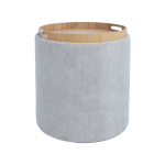 Tumba/laud HIRO D39xH44cm, beež, panipaigaga