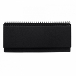 Horizontal table calendar Memo PVC 2026m. Black