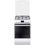 Hansa, 65 L, valge - Eraldiseisev gaasipliit elektriahjuga