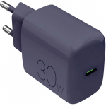 Puro DAILY 1, USB-C, 30 W, tumesinine - Laadija