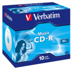 Verbatim 43365 CD-R 80min 16x Audio Music Discs (10 pcs/Pack)