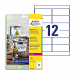 Kleebisetikett pol&uuml;esterkilest ilmastikukindel AVERY Zweckform 99,1x42,3mm 20l permenentse liimiga (L4776-20)