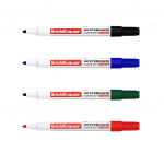 Tahvlimarker ERICH KRAUSE 0,8-2,2mm koonilise otsaga 4 v&auml;rvi komplekt