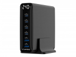 GEMBIRD 6-port 240 W GaN USB fast charg
