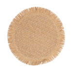 Lauamatt SUZAN D38cm jute, beež