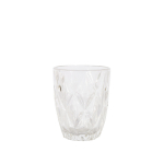 Joogiklaas madal CORAL 250ml, D8xH10cm, l&auml;bipaistev