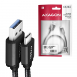 CABLE USB-C TO USB3.2 1M/BLACK BUCM3-AM10AB AXAGON