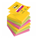 M&auml;rkmepaber 76x76mm POST-IT Z-notes R330 SS Carnival 6x90 lehte