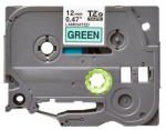 Kleepkirjalint/markeerimislint BROTHER TZE-731 12mm must/rohelisel analoog
