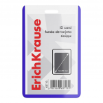 Kaardihoidja ERICH KRAUSE 54x90mm vertikaalne l&auml;bipaistev sinine