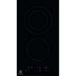 Electrolux 300 Domino, raamita, laius 29 cm, must - Integreeritav keraamiline pliidiplaat