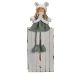 Dekoratsioon FUN ELLI H40cm, t&uuml;druk, roheline