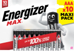 Patareid AAA/LR03 ENERGIZER Max 10tk