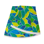 Laudlina LONETA NEW pitsiga, D170cm, rohelised lehed, 50% pol&uuml;ester, 50% puuvill, kangas 481