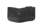 Kensington Pro Fit Ergo KB675 EQ TKL Wireless Keyboard, RF Wireless + BT, US Int, Black