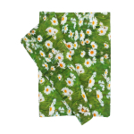 Linik HOLLY 43x116cm, karikakrad, 100% puuvill, kangas 413