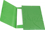 Plastmapp kummiga FORPUS Barocco A4 laimiroheline