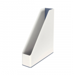 Dokumendikast/p&uuml;stsahtel A4 LEITZ Wow Dual valge/hall