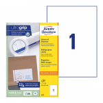 Kleebisetikett AVERY Zweckform 210x297mm 100 lehte (3478)