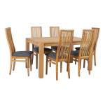 S&ouml;&ouml;gilauakomplekt CHICAGO NEW laud 140x90cm ja 6 tooli 19923