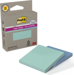 M&auml;rkmepaber 76x76mm POST-IT 654 Super Sticky Recycled 2 v&auml;rvi x70 lehte