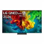 LG evo AI QNED83, 75'', 4K UHD, QNED Mini LED, must - Teler