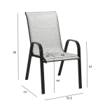 Tool DUBLIN 55,5x73xH90cm, h&otilde;behall