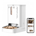 Petkit YumShare Dual-hopper, valge - Automaatne lemmikloomas&ouml;&ouml;tja kaameraga