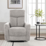 Tugitool GEMMA manuaalne recliner 89x98xH106cm, helehall