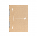 Kaustik spiraalk&ouml;ites A5 ruuduline OXFORD Touareg Recycled 50 lehte