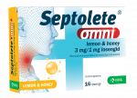 SEPTOLETE OMNI LEMON&HONEY LOSENG 3MG+1MG N16