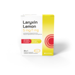 LARYXIN LEMON PRESSITUD LOSENG 5MG+1MG N24