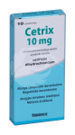 CETRIX 10 MG &Otilde;HUKE POL&Uuml;MEERKATTEGA TBL 10MG N10
