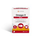 LIVSANE OMEGA-3 KALA&Otilde;LI KAPSLID 1000MG+VITAMIIN E N60