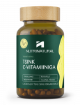 NUTRINATURAL TSINK C-VITAMIINIGA KAPSLID N90