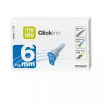 PENS&Uuml;STLI N&Otilde;ELAD CLICKFINE 31G X 6 MM N100 SININE